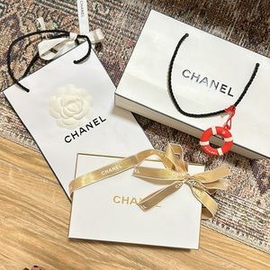 Chanel Box and 2 Bags (Camelia Flower and Buoy Bag charm!)